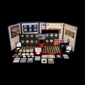 A Collection of United States Coins and Paper Money