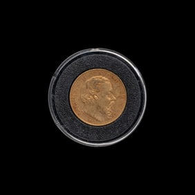 [MONACO] An 1879 Charles III 20 Franc Gold Coin