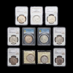 [CANADA] A Collection of Eleven Silver $1 Coins