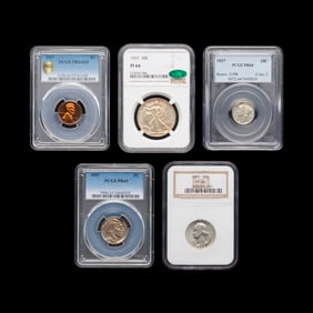 A 1937 Five-Coin Proof Set