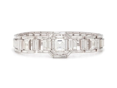 DIAMOND AND PLATINUM BRACELET