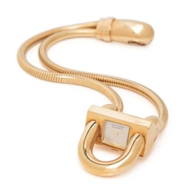 VAN CLEEF & ARPELS, YELLOW GOLD 'CADENAS' WATCH