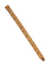 FRENCH, 19TH CENTURY YELLOW GOLD BRACELET