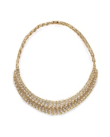 GOLD AND DIAMOND NECKLACE