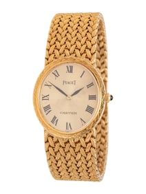 PIAGET FOR CARTIER, YELLOW GOLD WATCH