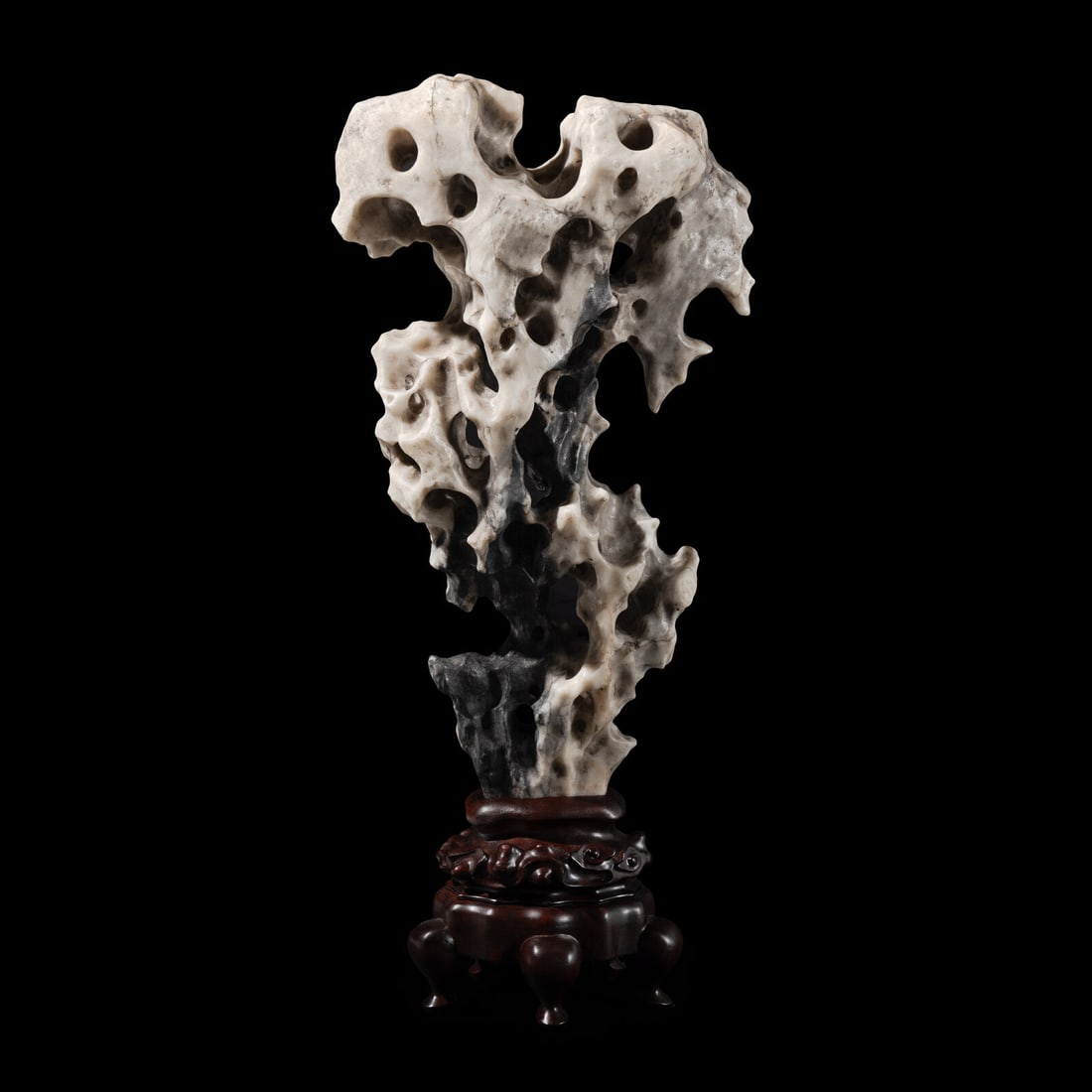 A Chinese Scholar's Rock, 20th Century 近代 賞石一座 (1 of 3)