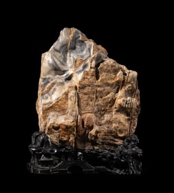A Chinese Scholar's Rock, 20th Century 近代 賞石一座