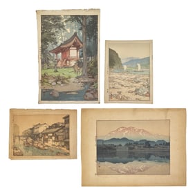 Hiroshi Yoshida (1876-1950) and Toshi Yoshida (1911-1995) 吉田博、吉&#