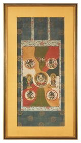 A Japanese Buddhist Mandala Painting, 19th/Early 20th Century 日本明治-ä