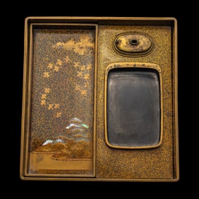 A Japanese Lacquer Writing Box, Suzuribako, Edo Period 日本江戶時É