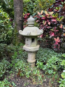 A Japanese Stone Lantern, Kasuga Toro, Edo Period