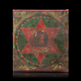 A Tibetan Vajrayogini Mandala Panel 金剛亥母曼荼圖