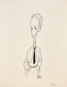 Al Hirschfeld (American, 1903-2003) Joel Grey "The Normal Heart," 1985