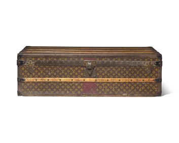 A Louis Vuitton Monogrammed Canvas Hardsided Trunk