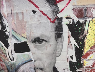 Joel Grey (American, b. 1932) Untitled (Partial Portrait)