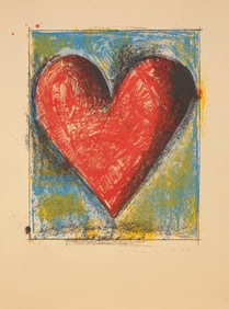 Jim Dine (American, b. 1935) Carnegie Hall Heart, 1984