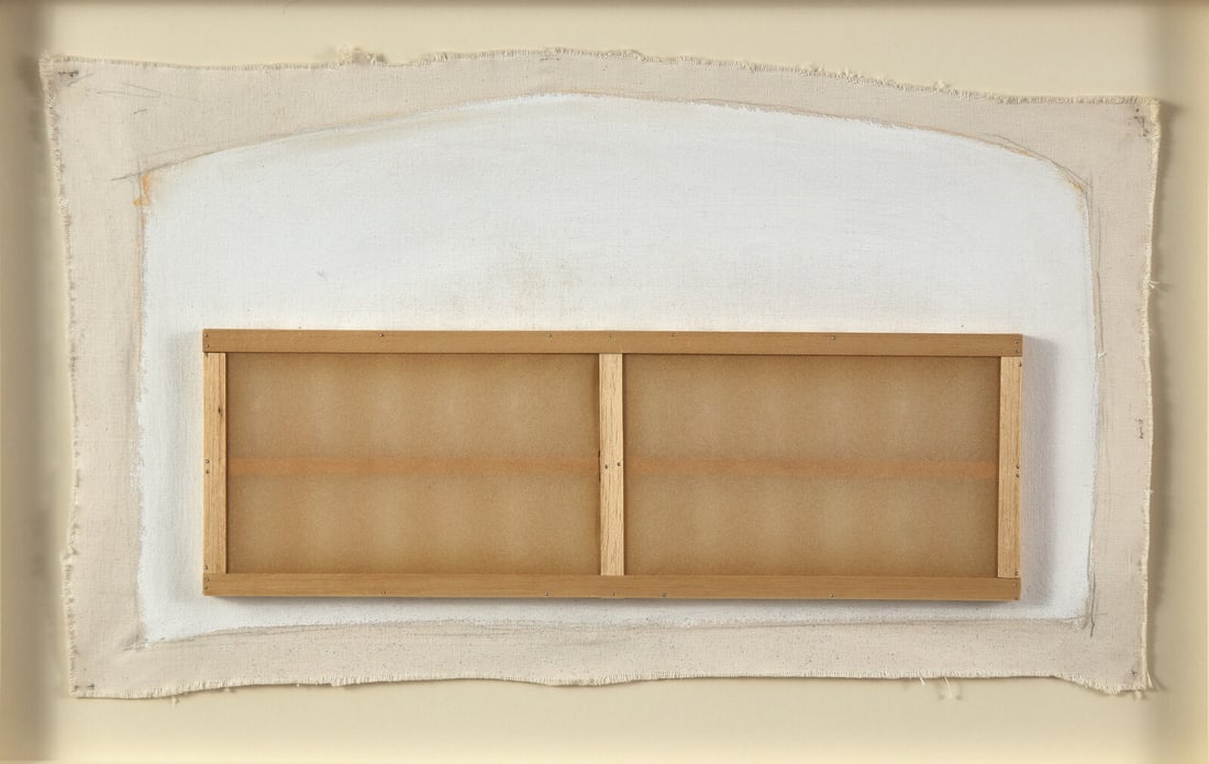 Richard Francisco (American, b. 1942) Untitled: Richard Francisco (American, b. 1942) Untitled mixed media on cloth 14 x 24 inches. The Collection of Joel Grey This lot is located in Philadelphia.