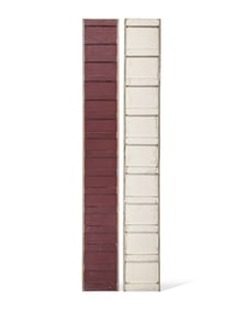 Bruce Robbins (American, b. 1948) Plank (#3) and Plank (#7), a pair, circa 1970s