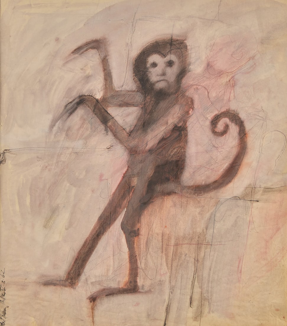 Robert Andrew Parker (American, 1927-2023) Untitled (Monkey), 1962 (1 of 3)