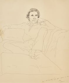 David Hockney (British, b. 1935) Portrait of Joel Grey