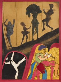 R.B. Kitaj (American, 1932-2007) Performing Arts Center, 1983