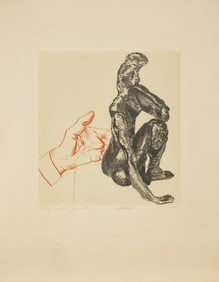 R.B. Kitaj (American, 1932-2007) Matisse, 1977