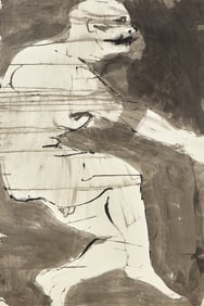 Leonard Baskin (American, 1922-2000) Drawing for The Iliad, 1965