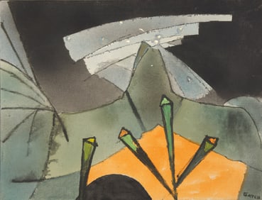 Lee Gatch (American, 1902-1968) Praying Mountain, 1957