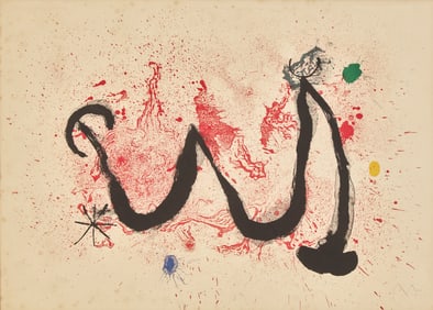 Joan Miró (Spanish, 1893-1983) La Danse de Feu, 1963