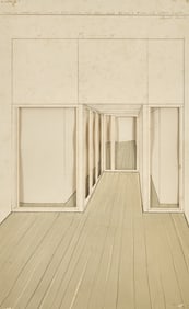 After Christo (Bulgarian, 1935-2020) Corridor Store Front (ProjectP), circa 1968