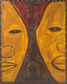 Walter Dahn (German, 1954-2024) and Jiri Georg Dokoupil (Czech, b. 1954) Afrika-Bilder (African