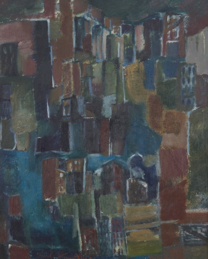 Karl Knaths (American, 1891-1971) Cubic Attraction (1 of 3)