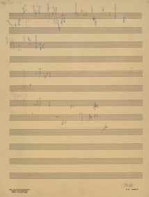 John Cage (American, 1912-1992) Études Australes, Piano Solo, Book II, Transcripts to Musical