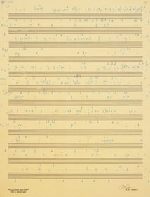 John Cage (American, 1912-1992) Études Australes, Piano Solo Book II, Transcriptions to Musical