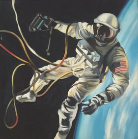 Lowell Nesbitt (American, 1933-1993) Floating Astronaut, 1970