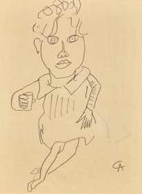 Alexander Calder (American, 1898-1976) Barbara Silbermann (née Nayowitz), 1968