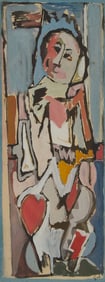 Geer Van Velde (Dutch, 1898-1977) Portrait of a Man, circa 1937