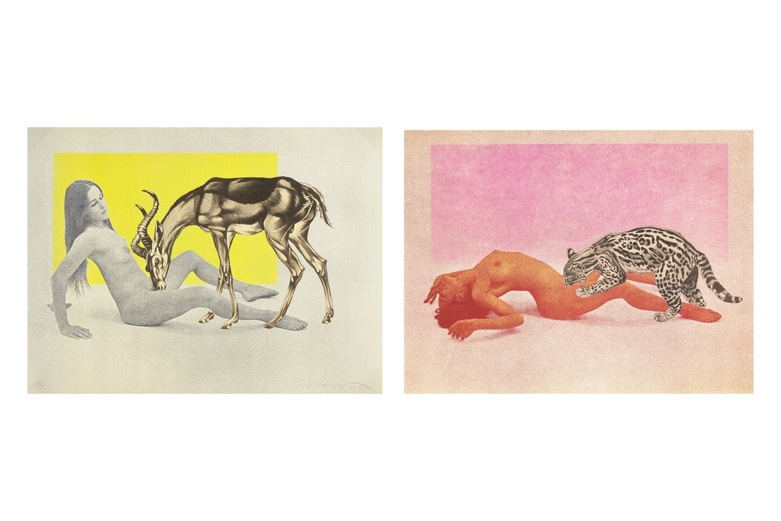 Mel Ramos (American, 1935-2018) Two Works: Ocelot, 1969; together with Gerunek, 1969 (2) (1 of 5)
