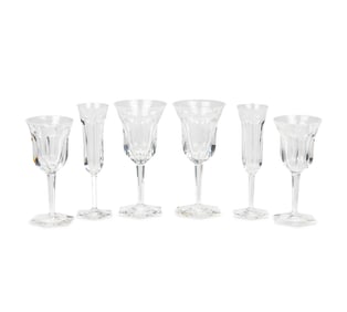 A Baccarat Malmaison Stemware Service