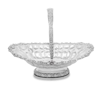 A Paul Storr George IV Silver Cake Basket