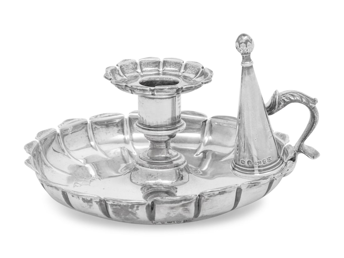 A George IV Silver Chamberstick (1 of 3)