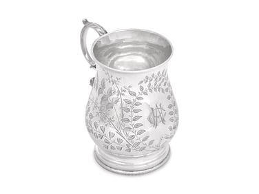 A Victorian Silver Child's Mug