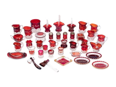 A Collection of American Pressed Glass Table Articles
