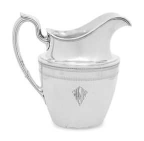 An American Silver Pitcher