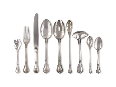 An American Silver Flatware Service