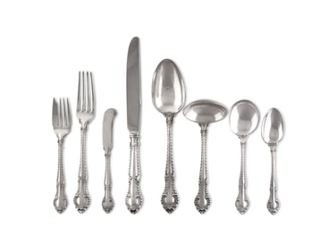 An American Silver Flatware Service