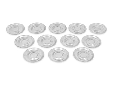A Set of Twelve American Silver Saucers