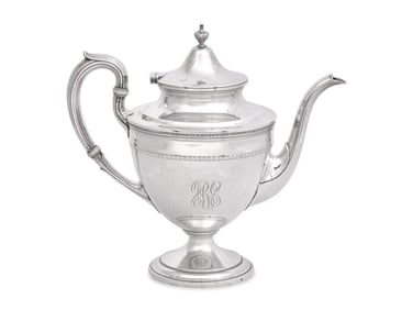 An American Silver Coffee Pot
