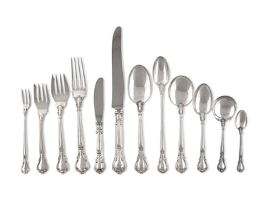 An American Silver Flatware Service