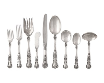 An American Silver Flatware Service